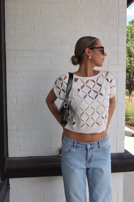 Leela Cut Out Detail Top